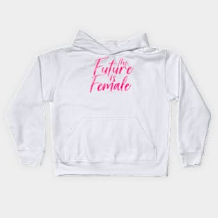 the future is female Kids Hoodie